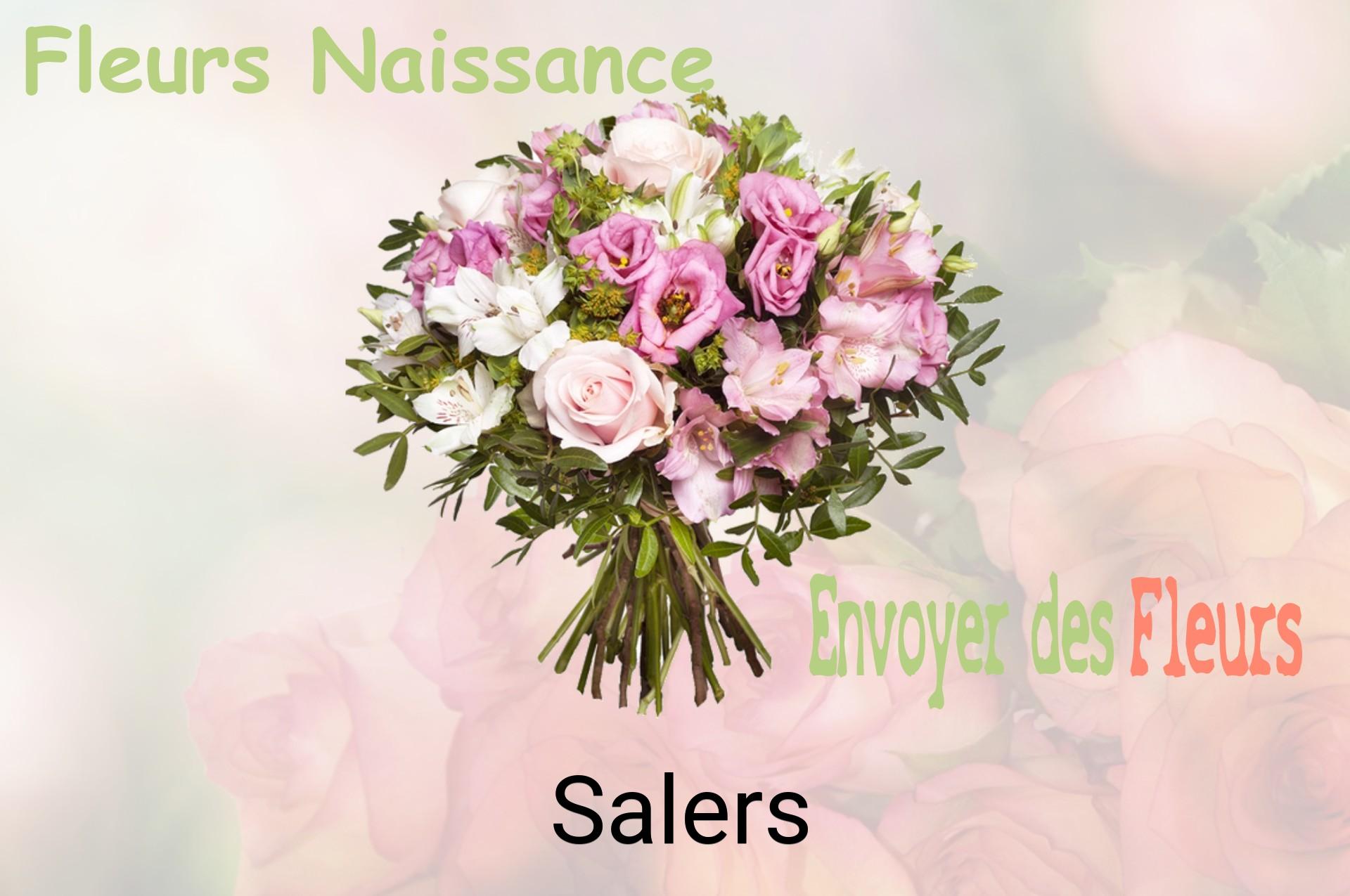 Bouquet de fleurs de naissance livré à Salers